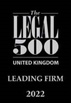 Legal 500 Leading Firm 2022 Livingstone Brown 71x103